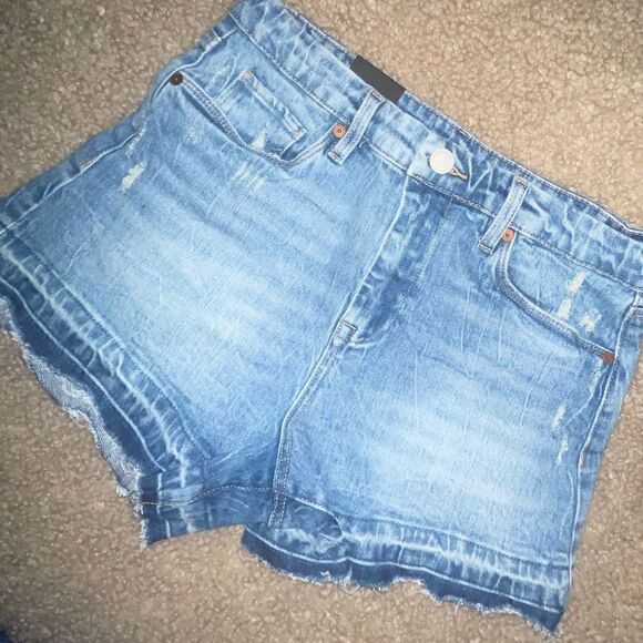 NWTs Blank NYC The Lenox High Rise So Yesterday Cutoff Denim Shorts - Picture 4 of 10